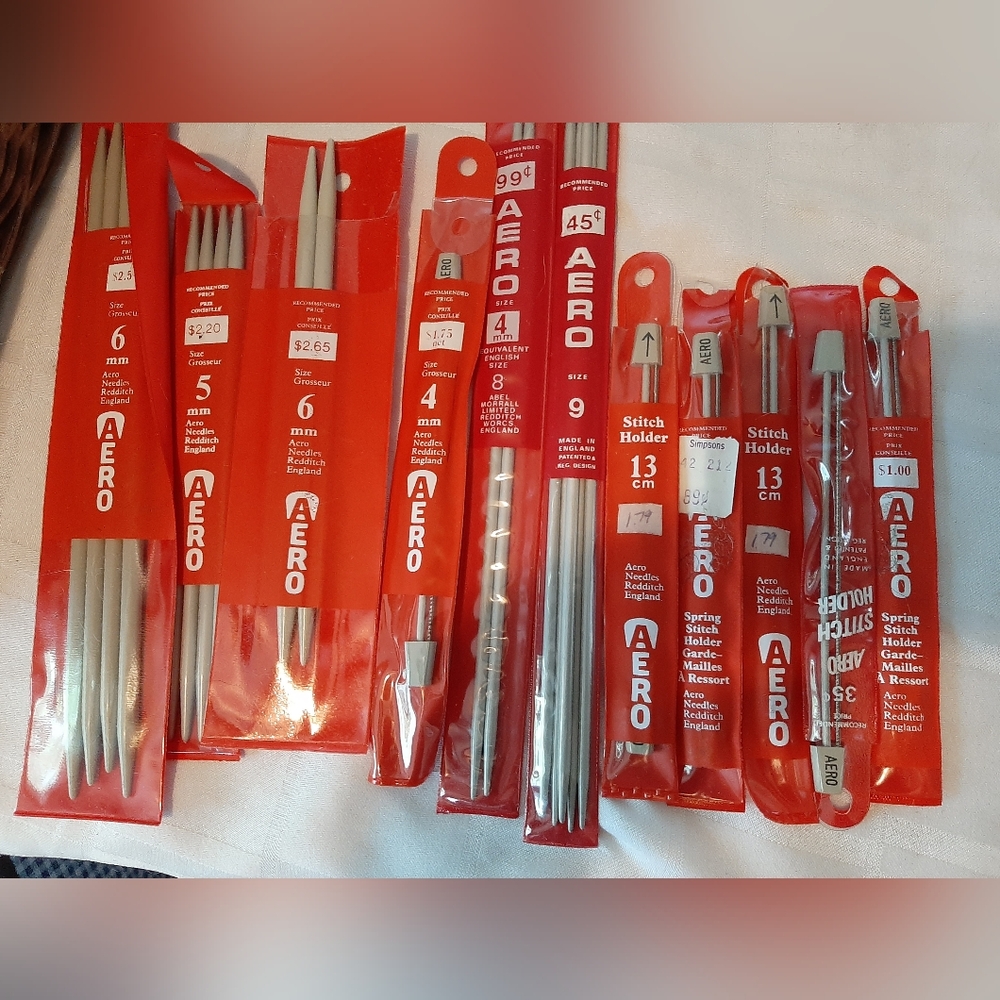 Double Ended And Sock Knitting Needles 28 Pairs
